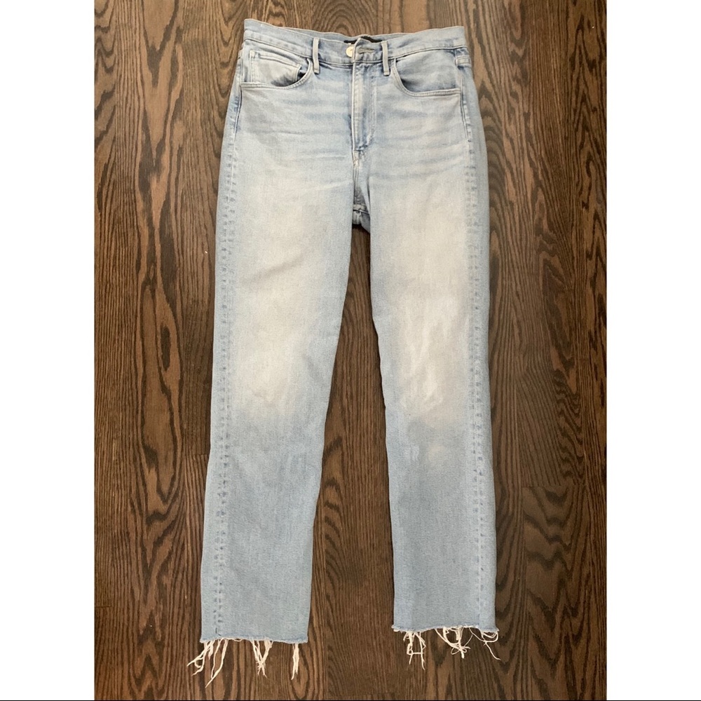 3x1 DIY High Waist Frayed Hem Jeans
